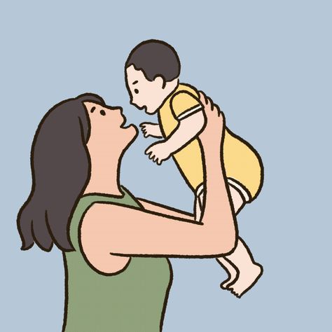 Mom Animation, Mum Illustration, Mama Video, Mother Gif, Mother's Pic, Mama Gif, Book Gif, Sticker Emoji, Birthday Cake Gif