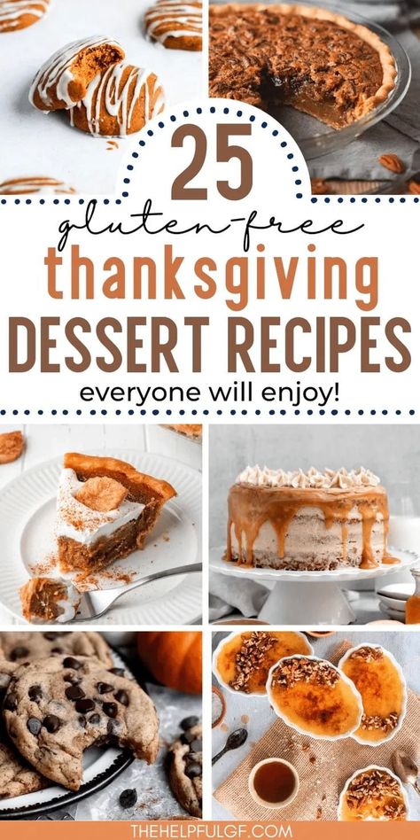 Indulge guilt-free on your gluten free diet this Thanksgiving with our mouthwatering selection of gluten-free desserts! From delectable cookies to exquisite cakes, we've got low-carb and vegan options that make gluten-free holiday desserts easy and irresistible. | gluten free treats | clean eating recipes | easy gluten-free recipes | healthy recipes | gluten free food | Gluten Free Apple Cobbler, Unique Thanksgiving Desserts, Gluten Free Desserts Holiday, Gluten Free Desserts Thanksgiving, Gluten Free Pumpkin Cookies, Easy Thanksgiving Dessert Recipes, Thanksgiving Dessert Recipes, Gluten Free Pecan, Gluten Free Cake Mixes