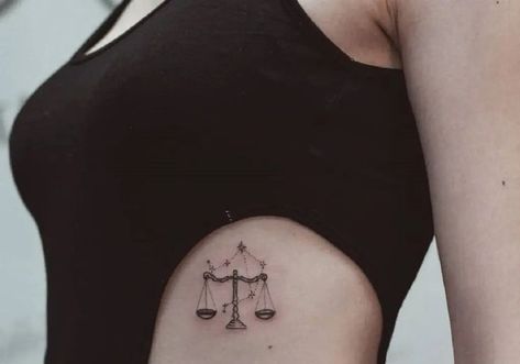 You won't believe it, but even men love Libra tattoos. This article collected all the meanings and symbolism to help you create a unique sketch. Law Tattoo, Libra Tattoos, Small Wolf Tattoo, Libra Tattoo, Scale Tattoo, Tattoos Love, Epic Tattoo, Cute Tiny Tattoos, Time Tattoos