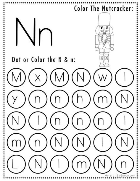 N Is For, Letter N Crafts For Preschoolers, Letter N Activities For Preschool, Letter N Worksheets For Preschool, Letter N Preschool, Letter N Craft, December Worksheets, Preschool Christmas Worksheets, Winter Basket