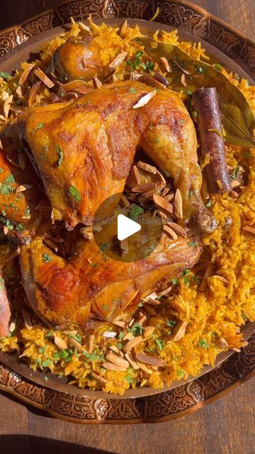 ‎♥️🇵🇸بنت فلسطين‎ on Instagram: "Saudi Chicken Kabsa  This kabsa is one of the best kabsas you'll ever taste. Its authentic, delicious and easy to make. It may sound complicated but its one of the easiest dishes ever. I even wrote how to mix your own ground spices instead of using a storebought mix!   Click the link in bio for full recipe  #kabsa #saudikabsa #chickenkabsa #kabsarice #saudirice #middleeastern #middleeasternfood #arabicfood #arabfood" Kabsa Recipe Arabic Food, Chicken Kabsa Recipe, Saudi Kabsa Recipe, Kabsa Recipe Chicken, Arabic Chicken Recipes, Kabsa Recipe, Arabic Dishes, How To Mix, Easy Dishes