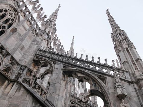 Italian Gothic Architecture, Italian Gothic, Wild Witch, Flying Buttress, Trend Board, Milan Cathedral, Cathedral Architecture, Italian Architecture, The Nativity