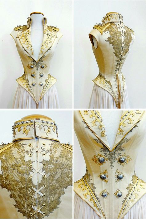 Pirate Haute Couture, Baroque Outfit, Fancy Corset, 18th Century Costume, Art Outfit, Bridal Dress Fashion, Steampunk Costume, Figure Skating Dresses, Fantasy Clothing