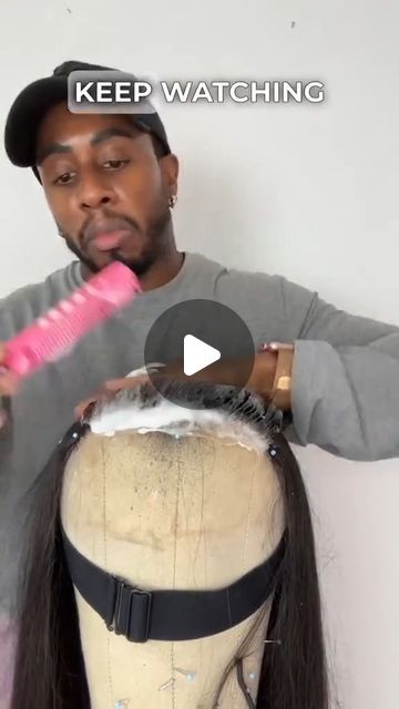 Afsisterwig store on Instagram: "The secret for a perfect middle part🤎
.
Like and follow for more hair tips
IG @baldylockswigs 
.
#linkinbio for more human hair wigs
season sale ongoing
.
#wighacks #humanhairtip #partingtip #humanhairwigs #wigonsale" How To Make Wigs For Beginners, Diy Wig Making Tutorials, How To Make A Wig For Beginners, Synthetic Wig Hacks, Perfect Middle Part, Wigs For Beginners, Diy Hair Wig, Diy Wig, Middle Part