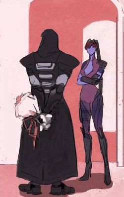 Reaper X Widowmaker, Reaper And Widowmaker, Red Hood Wallpaper, Reaper Overwatch, Overwatch Reaper, Overwatch Widowmaker, Overwatch Drawings, Overwatch Funny, Overwatch Wallpapers