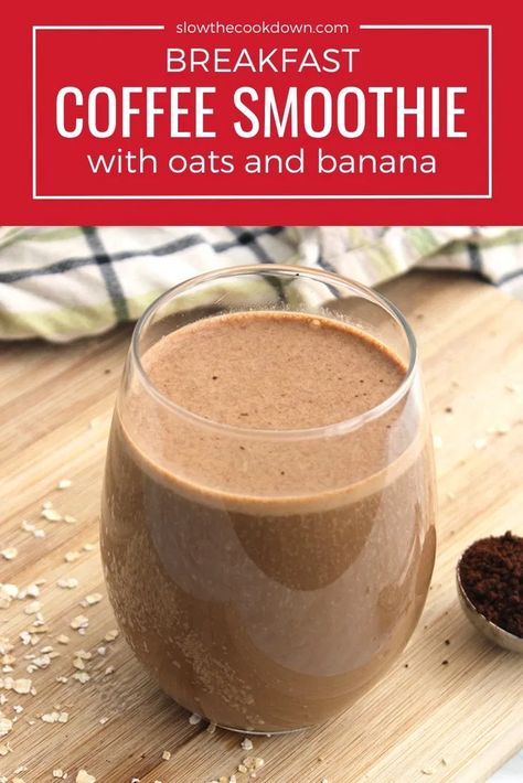 Stomach Smoothie, Healthy Coffee Smoothie Recipes, High Protein Breakfast Smoothies, Fiber Drink, Walnut Smoothie, Coffee Smoothie Healthy, Smoothie With Banana, Protein Breakfast Smoothie, Coffee Smoothie Recipes