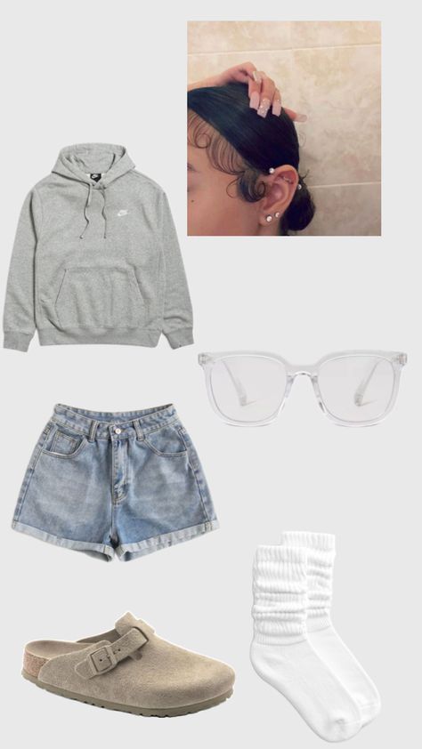 Stylish Summer Outfits, Outfit Inspo Casual, Trendy Outfits For Teens, Cute Lazy Outfits, Cute Lazy Day Outfits, Casual School Outfits, Cute Comfy Outfits, Simple Trendy Outfits