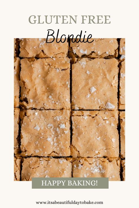 Satisfy your sweet tooth with these melt-in-your-mouth browned butter Gluten Free Blondies! These delightful bars are a perfect blend of sweet and nutty, thanks to the rich browned butter, light brown sugar, and hint of vanilla. The gluten-free flour ensures everyone can savor these chewy, golden treats, making them the ultimate crowd pleaser for any occasion. Gluten Free Peanut Butter Blondies, Gluten Free Maple Bars, Gluten Free Blondies Recipe, Gf Blondies, Blondies Gluten Free, Gluten Free Blondies, Dessert Bar Recipes, Maple Bars, Histamine Diet