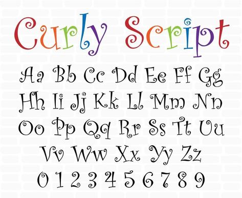 Abc Lettering, Alphabet Photography Letters, Christmas Fonts Alphabet, Curly Font, Vine Font, Alphabet Lettering, Fonts Handwriting Alphabet, Lettering Styles Alphabet, Script Alphabet