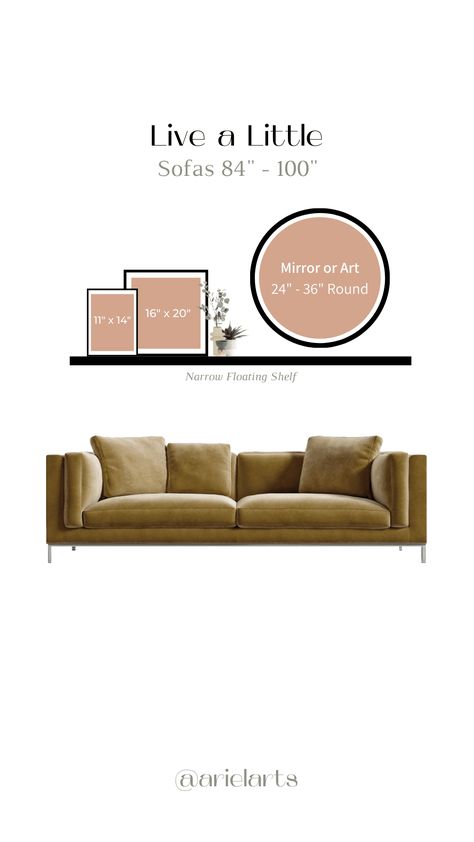 Sofa Wall Decor, Condo Renovation, Miami Apartment, Design Hacks, Sofa Wall, Above Couch, Deco Studio, Interior Design Guide, Small Living Room Decor