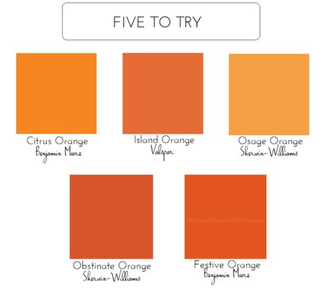 5 Bold Colors For The Front Door - Emily A. Clark Bright Orange Front Door, Orange Doors Exterior, Orange Front Door Colors, Front Door Colors Interior, Orange Doors, Orange Front Door, Orange Paint Colors, Orange Front Doors, Exterior Door Colors