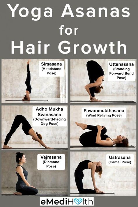 Yoga For Hair Growth, Yoga For Hair, Quick Yoga, Yoga Facts, Beginner Workouts, Daily Yoga Workout, Health And Fitness Magazine, Health And Fitness Articles, Easy Yoga Workouts