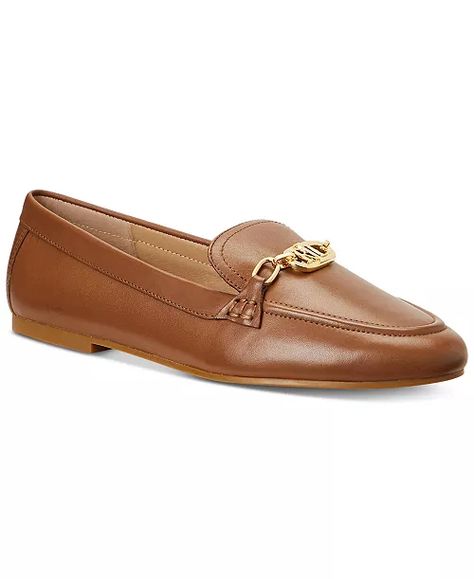 Ralph Lauren Shoes, Hailey Bieber, Ralph Lauren Womens, Nappa Leather, Shoe Game, Flat Shoes, Leather Loafers, Loafers For Women, Easy Wear