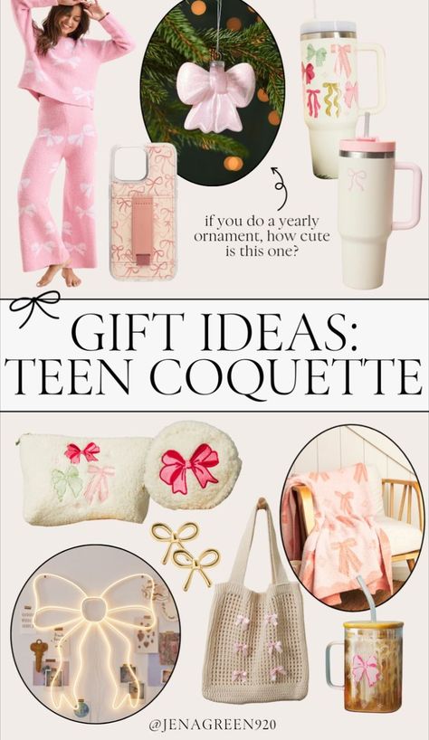 Searching for coquette Christmas gifts or coquette gift ideas for someone who loves the coquette fashion aesthetic? This list includes dreamy coquette core outfits and coquette must haves that are perfect for the holidays or a birthday celebration. Coquette Gift Ideas, Soft Pink Girl Aesthetic, Pink Aesthetic Room Decor, Dreamy Coquette, Pink Aesthetic Room, Girly Pink Aesthetic, Pink Girl Aesthetic, Girly Christmas Gifts, The Best Aesthetic