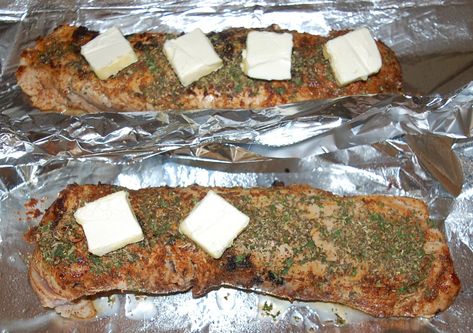 Garlic Butter Herb Pork Tenderloin, Garlic Herb Pork Tenderloin Crockpot, Garlic And Herb Pork Tenderloin, Garlic Herb Pork Tenderloin, Herb Pork Tenderloin, Tenderloin Pork, How To Cook Garlic, Loin Recipes, Smoked Pork Tenderloin