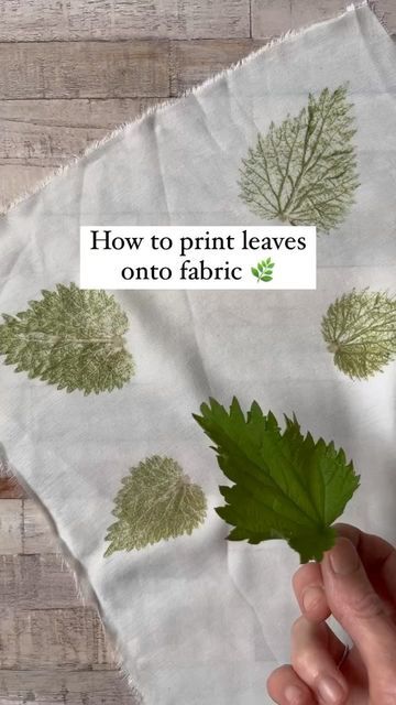 NATURAL DYEING | REBECCA DESNOS on Instagram: "Nettle prints 😍🌿 This one of my favourite feel-good projects 🤗 It’s so satisfying to make realistic prints on cloth. Follow the techniques in Plant Dye Zine for the longest lasting prints that don’t wash out of the fabric. Order the book in print or digital via my website, rebeccadesnos.com. Other great leaves to print include sage, yarrow, parsley, mint & lemon balm. Any leaf that’s tender and moist is worth trying. It won’t work with dry, shiny leaves like eucalyptus or bay. It works beautifully with deeply pigmented flowers too! Despite the frosts here, there are still some nettle leaves around to try this 🥳 👉 Are you keen to give it a go? 👉 If you’ve done it before - what are your favourite local plants to print with? 🌿🌸 #plantpoun Dye Clothes Diy Natural, Leaf Printing On Fabric, Rosemary Hair Growth Spray, Uses Of Rosemary, Flower Hammering, Herbal Water, Eco Printing Textiles, Eco Dyeing Fabric, Leaf Dyeing