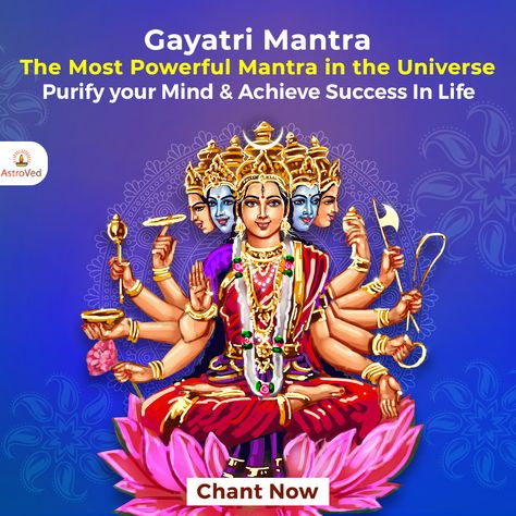 Unlock the power of the Gayatri Mantra, the most Sacred and revered Mantra in Hinduism. Chanting can purify your mind, bring peace, and help you attain what you desire - money, a job, love & health. Discover its many benefits and transform your life today. Most Powerful Mantra, Powerful Mantras, श्री राम, Gayatri Mantra, Knowledge Facts, General Knowledge Facts, Spiritual Enlightenment, General Knowledge, Transform Your Life