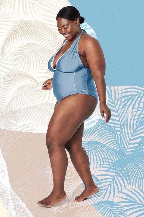 Size inclusive fashion mockup blue swimsuit apparel | free image by rawpixel.com / Tana Fashion Mockup, Plus Size Sportswear, Summer Festival Fashion, Png Clothes, Inclusive Fashion, Summer Style Guide, Brand Book, Clothing Mockup, Summer Swim Suits