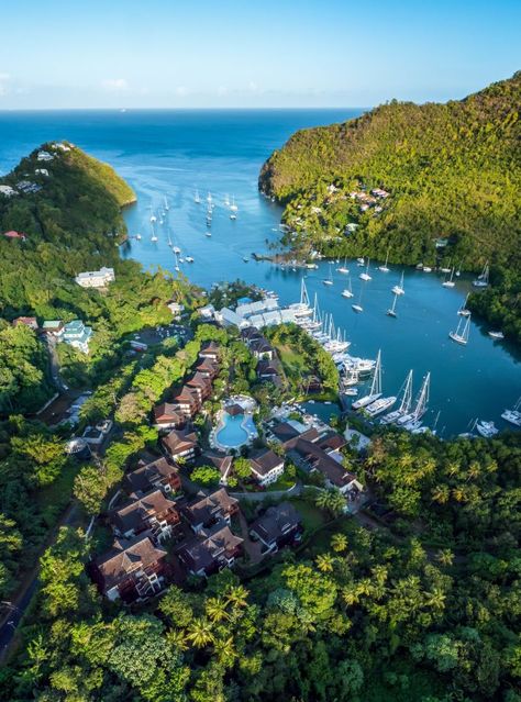 Marigot Bay St Lucia, St Lucia Island, St Lucia Travel, St Lucia Hotels, St Lucia Resorts, Travel Wishes, Caribbean Culture, Saint Lucia, Usa Travel Destinations