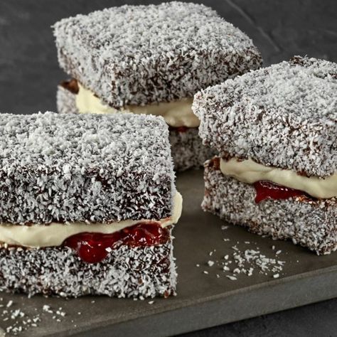 Lamington Cake Recipe, Lamingtons Recipe, Orange Twist, Australian Food, Chocolate Icing, Vegetable Drinks, Healthy Eating Tips, Cake Creations, Homemade Cakes