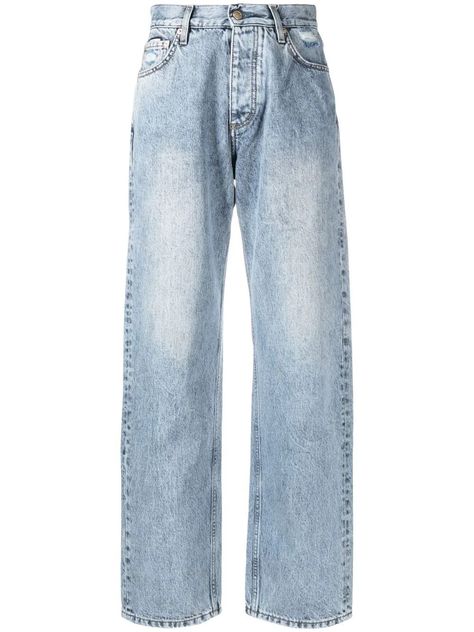 Eytys mid-rise baggy jeans Baggy Jeans Outfit, Denim Belt, Tapered Jeans, Washed Denim, Wide Leg Denim, Baggy Jeans, Jean Outfits, Denim Wash, Wide Leg Jeans