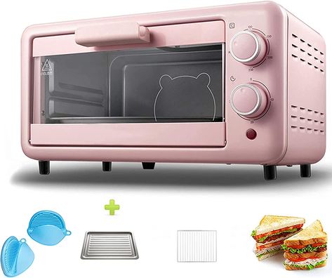 Air Fryer, Electric Oven, Household Double-Layer Multi-Function Toaster, Barbecue Stove, Barbecue Machine, Desktop Barbecue Stove, Steam Oven,Pink Pink Toaster, Pink Oven, Pink Kitchen Appliances, Barbecue Machine, Rotisserie Oven, Electric Toaster, Small Stove, Mini Oven, Steam Oven