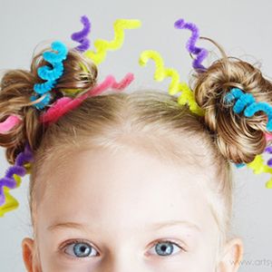 Embeleco Day, Easy Wacky Hair Day Ideas, Wacky Hair Day Ideas, Wacky Hair Day, Beautiful Braided Hair, Wacky Hair Days, Going Out Hairstyles, Wacky Hair, Easter Hairstyles For Kids