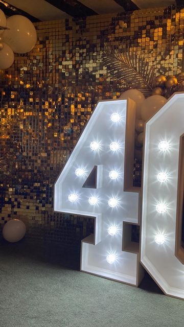 Sequins Backdrop, Light Up Numbers, Vowel Renewal, Sequin Wall, Sequin Backdrop, Gatsby Style, Gatsby Party, Luxury Rentals, 40th Birthday Parties