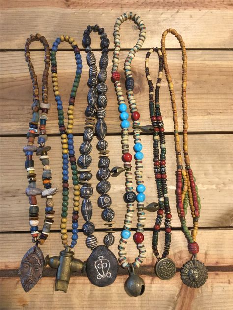 Handmade Hippie Beaded Necklace For Festivals, Hippie Handmade Festival Necklaces, Men’s Boho Jewelry, Hippie Necklaces For Men, Boho Mens Necklace, Hippie Multi-strand Festival Necklaces, Collar Hippie, Mens Beaded Necklaces, Boho Style Necklaces