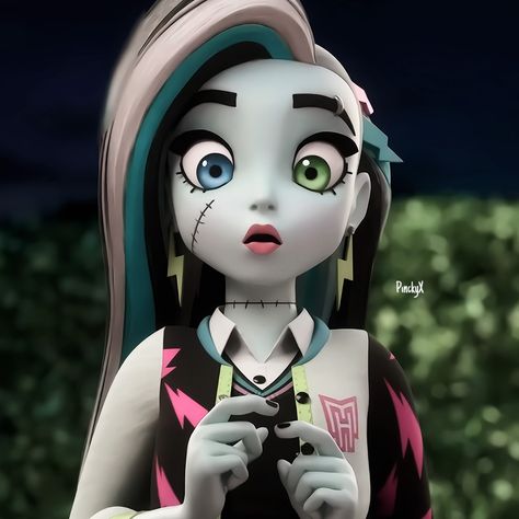 Monster High Gen 3 Frankie, Gen 3 Frankie Stein, Frankie Gen 3, Clankie Monster High, Frankie Stein Gen 3, Frankie Redesign, Frankie Cosplay, Monster High Gen 3, Frankie Stein Icon