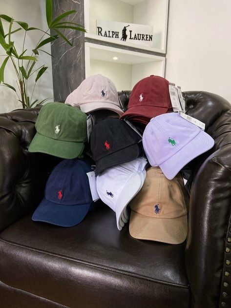 Cap Boys Style, Cap Aesthetic, Ralph Lauren Cap, Polo Cap, Ralph Lauren Hats, Polo Hat, Hat Aesthetic, Cap Outfit, Mens Casual Outfits Summer