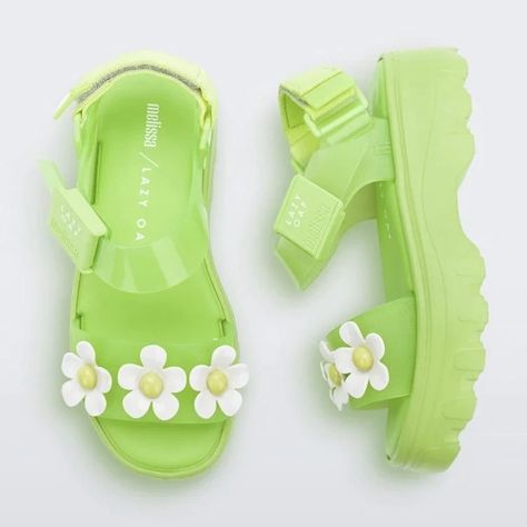 Dr Shoes, Flower Sandals, Funky Shoes, Lazy Oaf, Melissa Shoes, Older Fashion, Aesthetic Shoes, Jelly Shoes, Swag Shoes