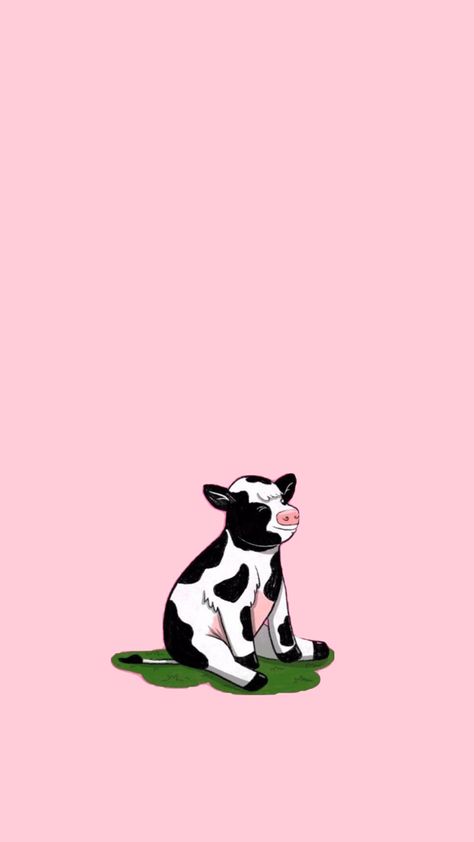 Cow Wallpaper, Cow Drawing, Cow Print Wallpaper, Flamingo Wallpaper, Puppy Wallpaper, Snoopy Wallpaper, Cow Painting, Wallpaper Iphone Christmas, Art Wallpaper Iphone