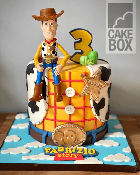 Toys Story Birthday Cake, Woody 1st Birthday Party, Toy Story Woody Cake, Toy Story Themed Birthday Cake, Woody And Buzz Cake, Toy Story Party Decorations Ideas, Woody Cake Toy Story, Toy Story 3rd Birthday Cake, Woody Birthday Party Ideas