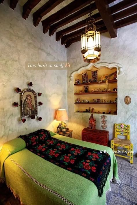 Mexican Room, Mexican Bedroom, Hacienda Homes, Hacienda Style Homes, Mexico House, Mexican Home Decor, Mexican Home, Dream Room Inspiration, Dream House Interior