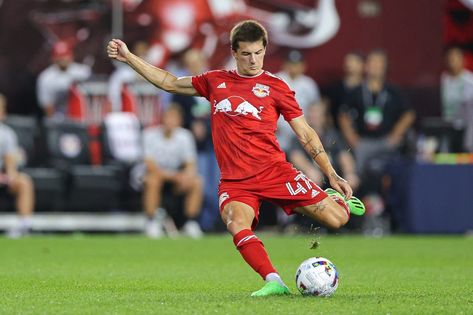 The New York Red Bulls announced a new four-year contract for defender John Tolkin on Wednesday. The deal runs through New York Red, New York Red Bulls, The Deal, On Wednesday, Red Bull, Soccer Field, Mls, Nfl, Soccer