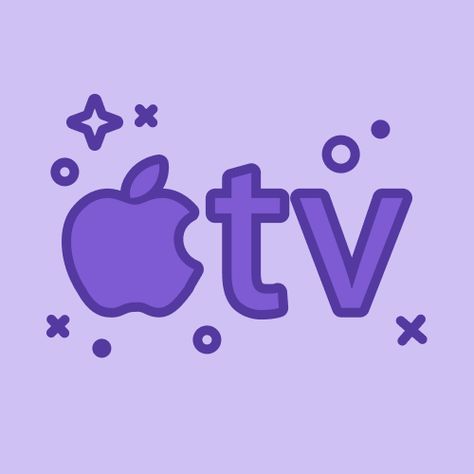 Purple App Icon, Kawaii App, Shortcut Icon, Mobile App Icon, Apple Icon, Tv Icon, Screen Icon, Cute App, Phone Inspiration