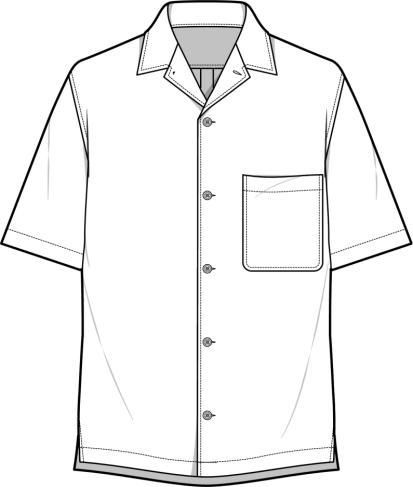 Technical Drawing Shirt Men, Men Technical Drawing, Mens Clothing Design Sketches, Shirt Design Sketch, Shirt Flat Drawing, Shirt Technical Drawing, Design Sketches Fashion, Tech Pack Fashion, Technical Drawing Fashion