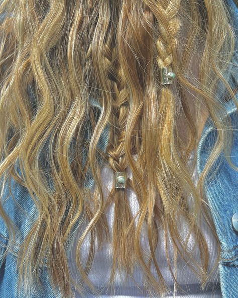 Hair cuffs coming soon… #sterlingsilverjewelry #sterlingsilver #squidsjewelry #hairaccessories Diy Hair Cuff, Mermaid Hair Aesthetic, Copper Blonde, Hair Cuffs, Dream Hair, Hair Waves, Aesthetic Hair, Pretty Hairstyles, Rapunzel