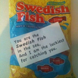 You are the SWEDISH FISH <3 perfect to give to someone you love for any occasion Swedish Fish Gift Ideas, Guests Like Fish Quote, Swedish Fish Drink, Fish Gift Ideas, U Craft, Sterling Silver Fish-shaped Jewelry As Gift, Swedish Fish, Fishing Gifts, Sea Fish