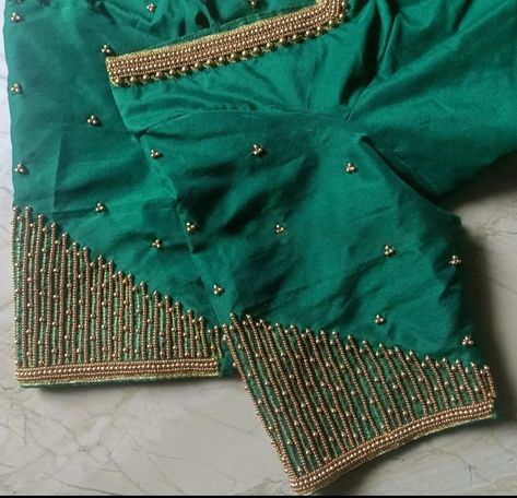 Green Blouse Designs, Latest Bridal Blouse Designs, Blouse Designs Catalogue, Latest Blouse Designs Pattern, Aari Blouse, Traditional Blouse Designs, Latest Model Blouse Designs, Cutwork Blouse Designs, Blouse Design Images