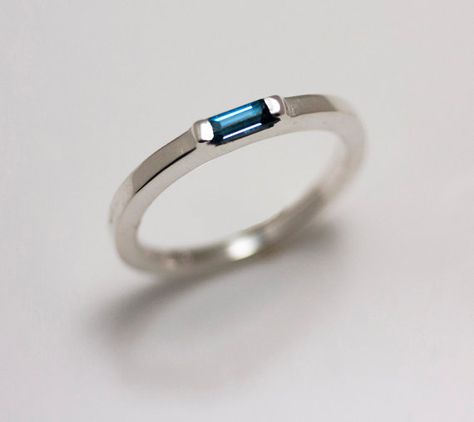 Sterling Silver Sculptural Minimalist Flat by CathyHeinzDesigns Flat Top Ring, London Blue Topaz Jewelry, Minimalist Wedding Rings, Minimalist Flat, Stack Rings, Blue Topaz Jewelry, Minimalist Engagement Ring, Topaz Jewelry, Stack Ring