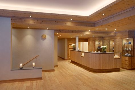 Spa Reception Massage Envy, Spa Reception, Reception Area, St Moritz, Wellness Spa, Top Hotels, Reception Areas, Hotel Spa, Marie Claire