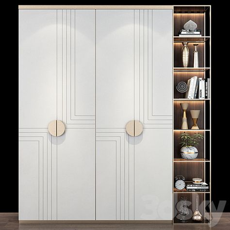 Best & Gorgeous Mirror Wardrobe Designs | Perfect For Your Bedroom Designs | Home Decorating Ideas Wardrobe Pattern Design Bedroom, White And Gold Wardrobe Design, Cupboard Groove Design, Groove Design On Wardrobe, Hinge Wardrobe Design, Shutter Designs Wardrobe, Groove Pattern On Wardrobe Shutter, 3 Shutter Wardrobe Design, Wardrobe Panel Design