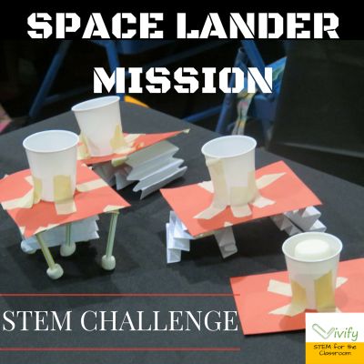 Space Lander Mission — Vivify Space Stem Activities, Space Stem, Space Club, Science Experience, Stem Camp, Space Activities For Kids, Science Camp, Stem Lesson, Moon Reading