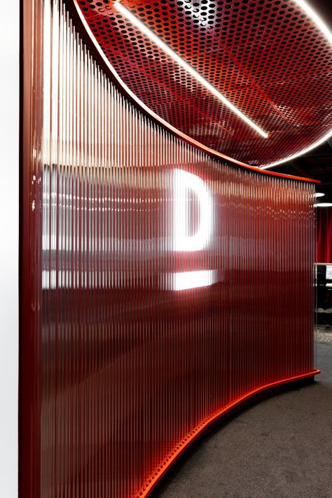 Alfa Digital Office on Behance Office Lobby, Modern Office Design, Best Office, Workplace Design, Wayfinding Signage, Signage Design, Retail Display, Office Interior Design, Office Interior