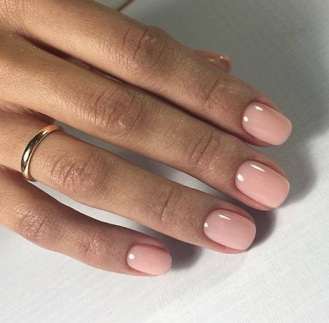 Light Pink Nail Polish, Ongles Gel French, Blush Pink Nails, Light Colored Nails, Matte Pink Nails, Pink Nail Colors, Light Pink Nails, Light Nails, Pink Nail Polish