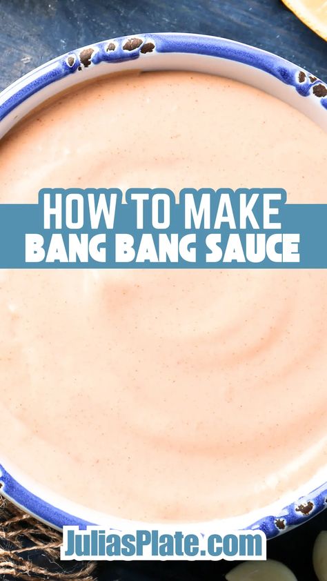 Bang Bang Sauce Diy Bang Bang Sauce, Easy Asian Dipping Sauce, Bang Bang Sauce, Bang Bang Sauce For Shrimp, Bang Bang Shrimp Not Fried, Bang Bang Sauce Recipe, Bonefish Grill, Vegetable Spring Rolls, Pork Meat