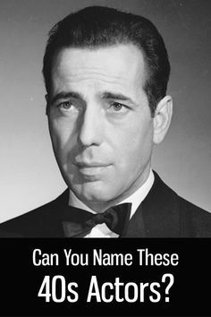 Naming These 40s Actors Is Surprisingly Difficult! Humfrey Bogart, 1940s Actors, Jimmy Smits, Ncis Stars, Old Hollywood Actors, Portrait Album, Film Cult, Vintage Hollywood Stars, Hollywood Photography