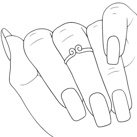 Nail Drawing, Adult Coloring Designs, Easy Drawings Sketches, Outline Art, Mini Drawings, Cute Easy Drawings, Cute Coloring Pages, Coloring Book Art, Art Drawings Sketches Simple